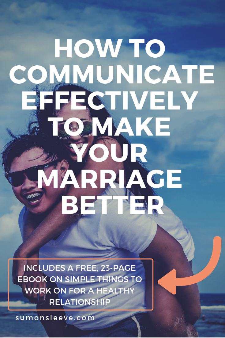 communicate effectively marriage