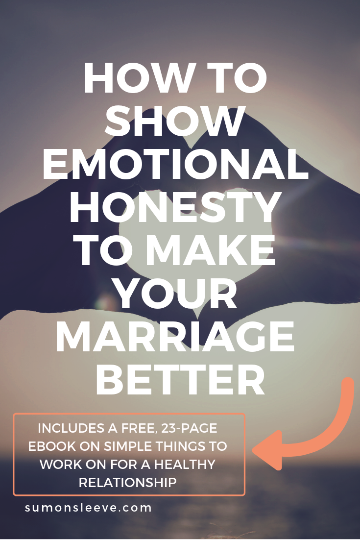 emotional honesty marriage