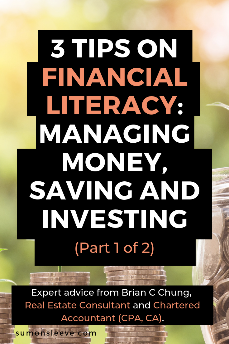 3 SIMPLE TIPS ON MANAGING MONEY, SAVING AND INVESTING (PART 1 OF 2