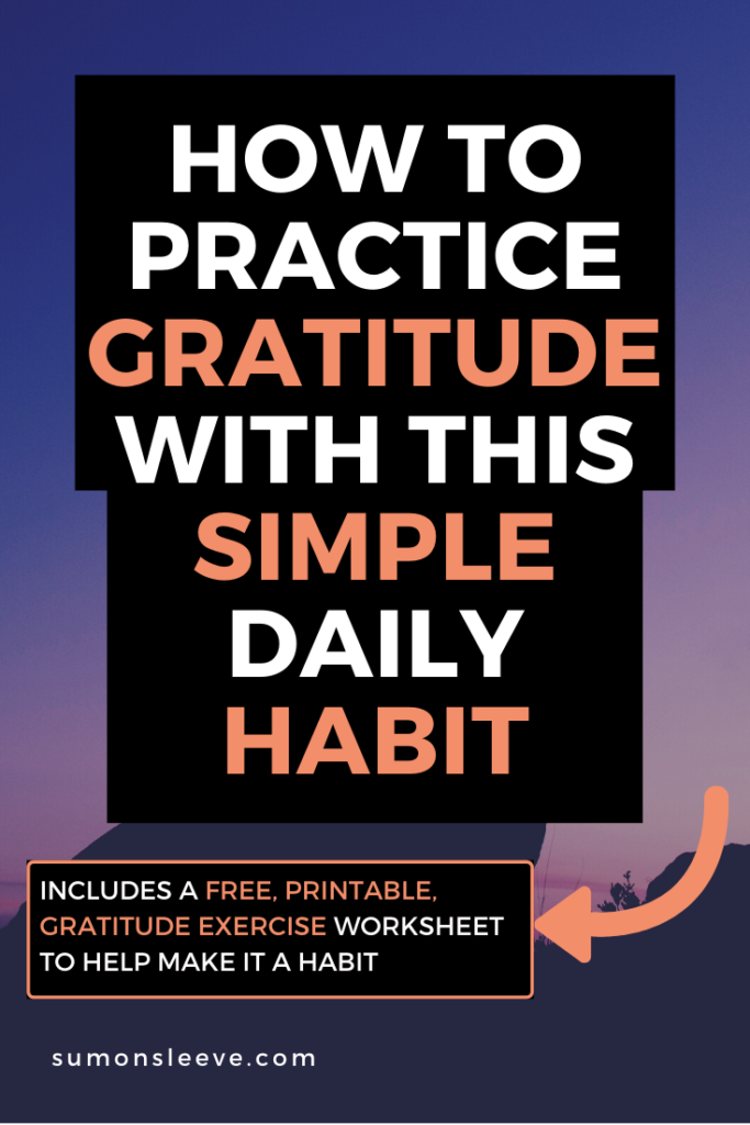 How to practice gratitude with this simple daily habit