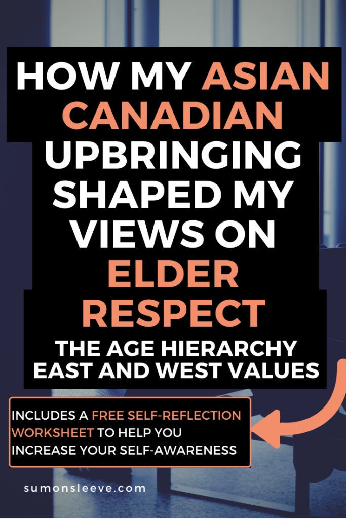 How my Asian Canadian upbringing shaped my views on elder respect. The East and West Battle inside of me